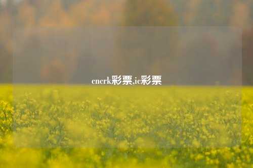 cncrk彩票,ic彩票